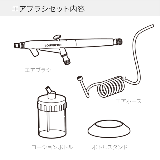 レヴィ炭酸アトマイザーエアブラシセット