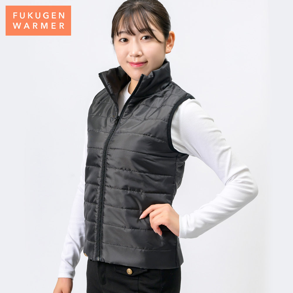 LOUVREDO FUKUGEN WARMER 黒 LOUVREDO 復元ウォーマーフリー