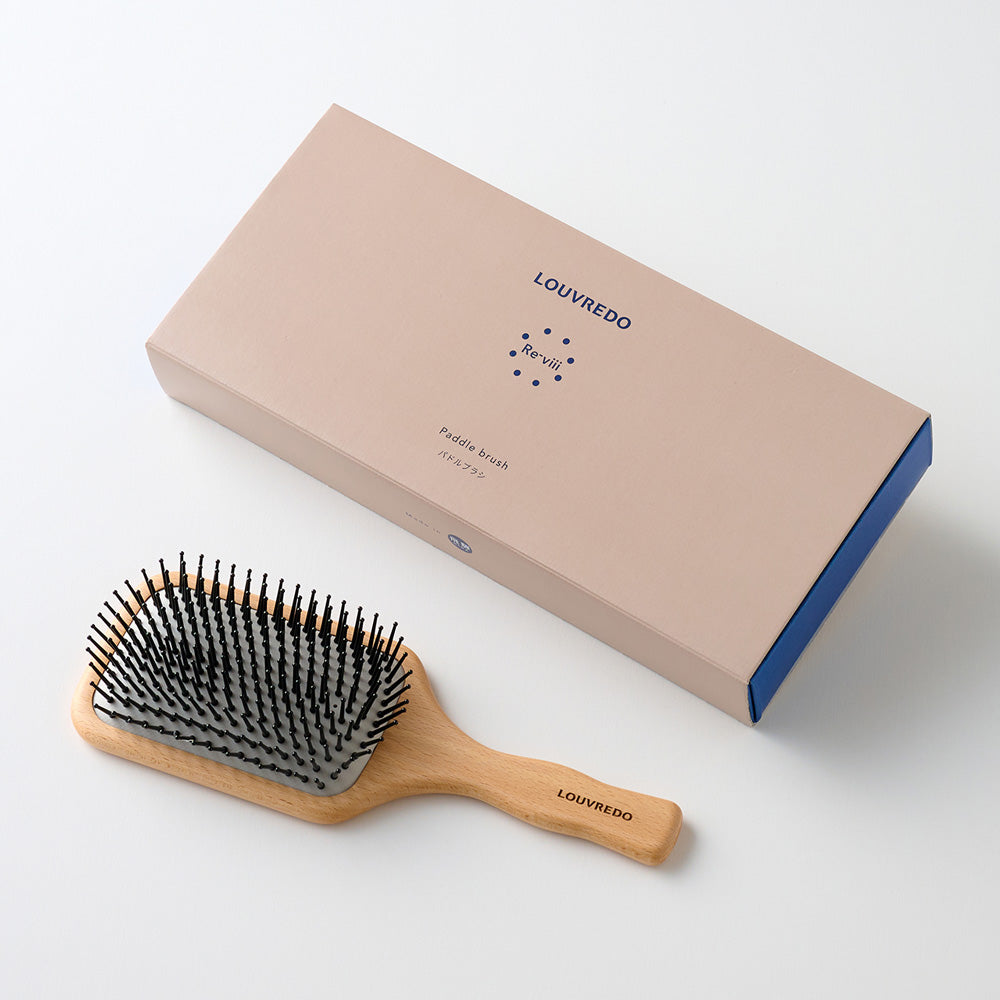 Made in 飛騨の贈りもの【新作】レヴィ 天然木 パドルブラシ