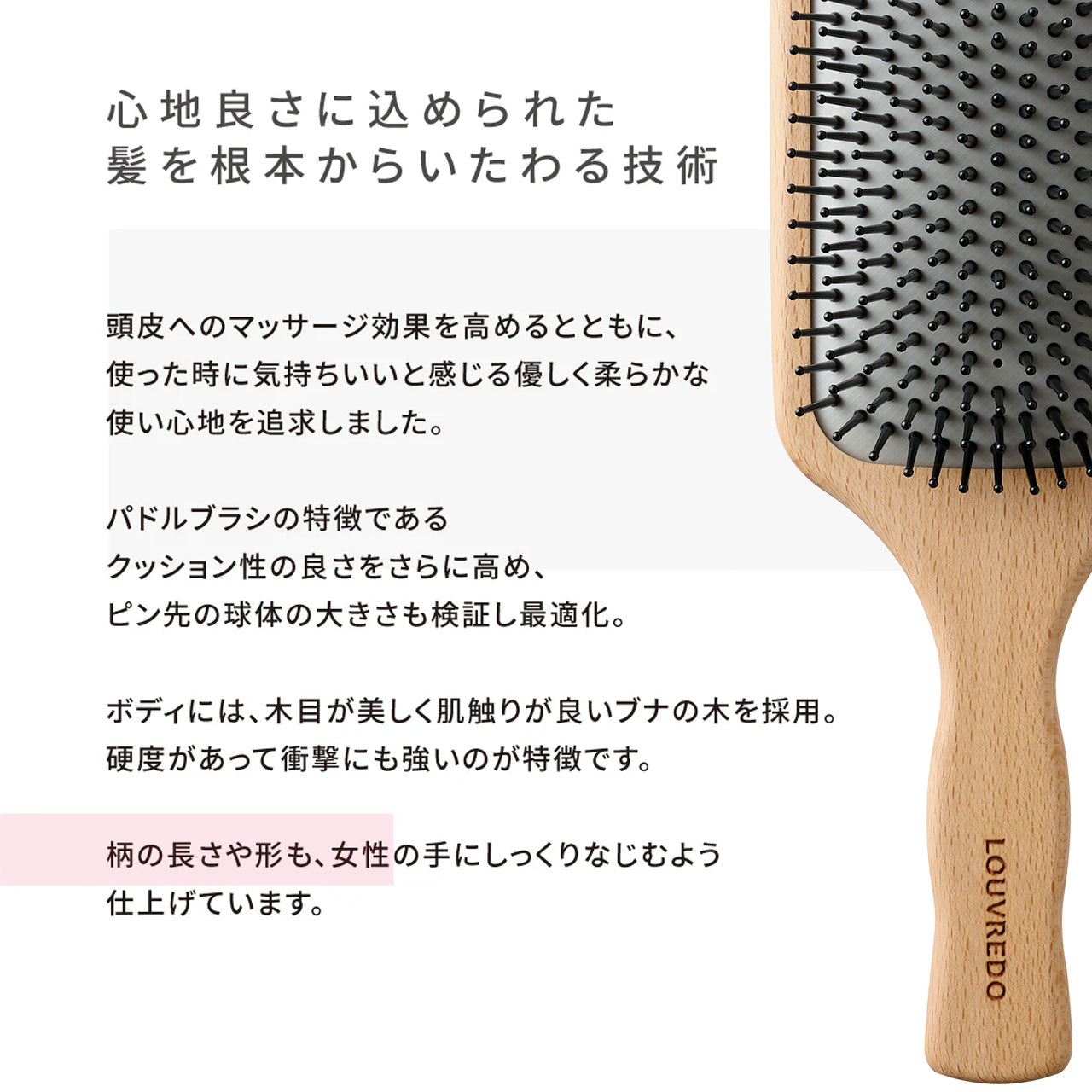 【予約】【新作】レヴィ パドルブラシ（2026年1月発送）